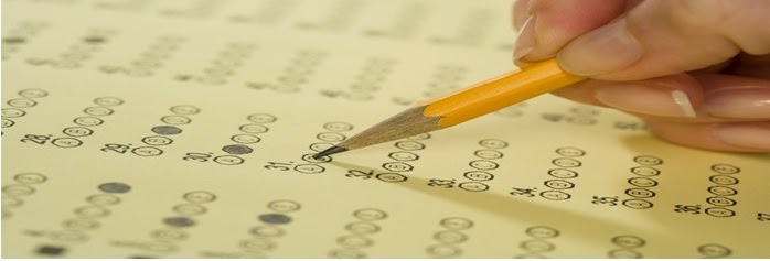 pencil filling in test bubble