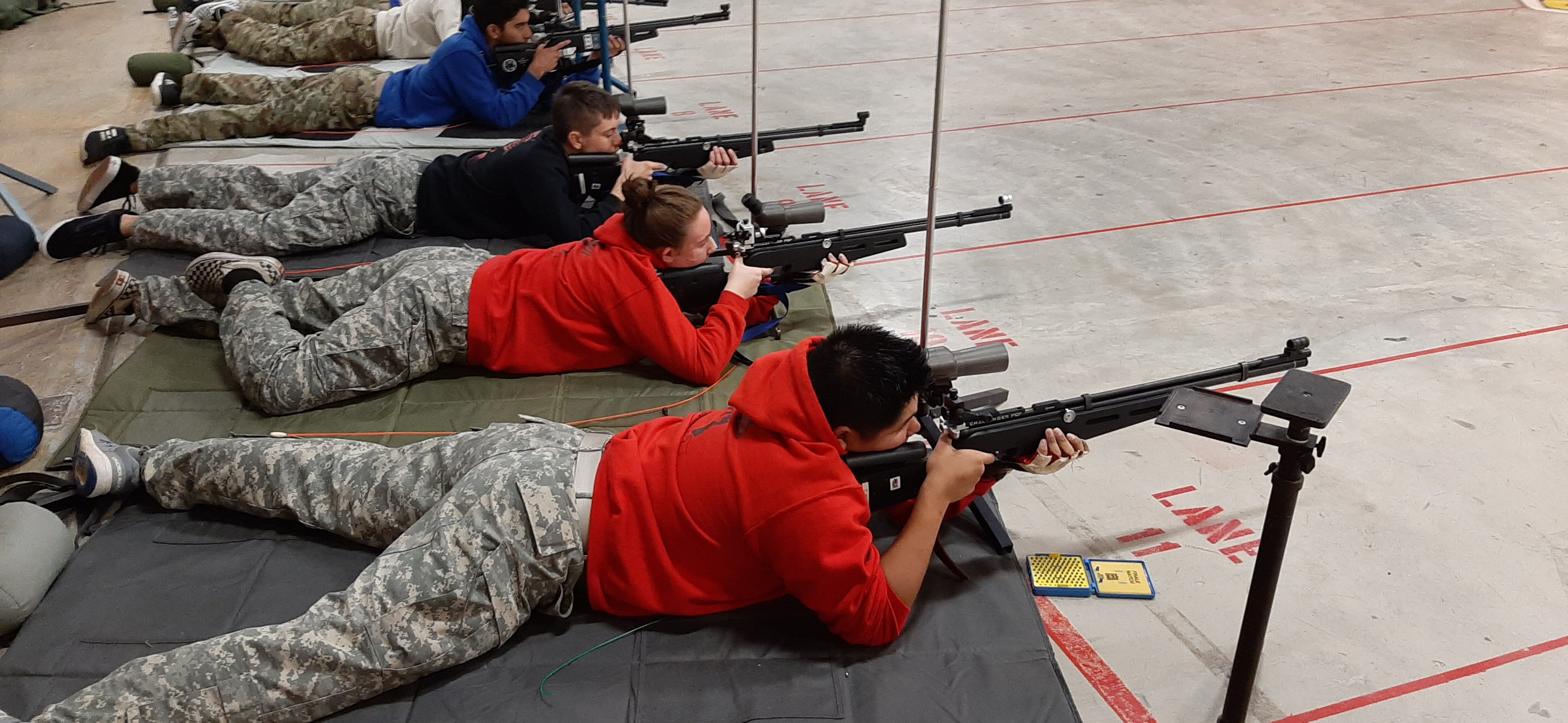 A photo of the Pekin Rifle Team, known as Rifle Fire