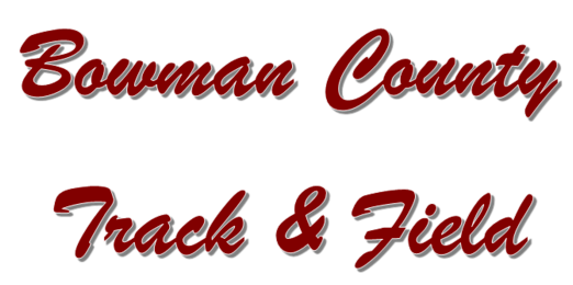 Bowman County Track and Field logo
